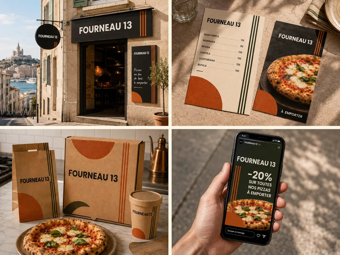 Quatre applications graphiques du projet Fourneau 13