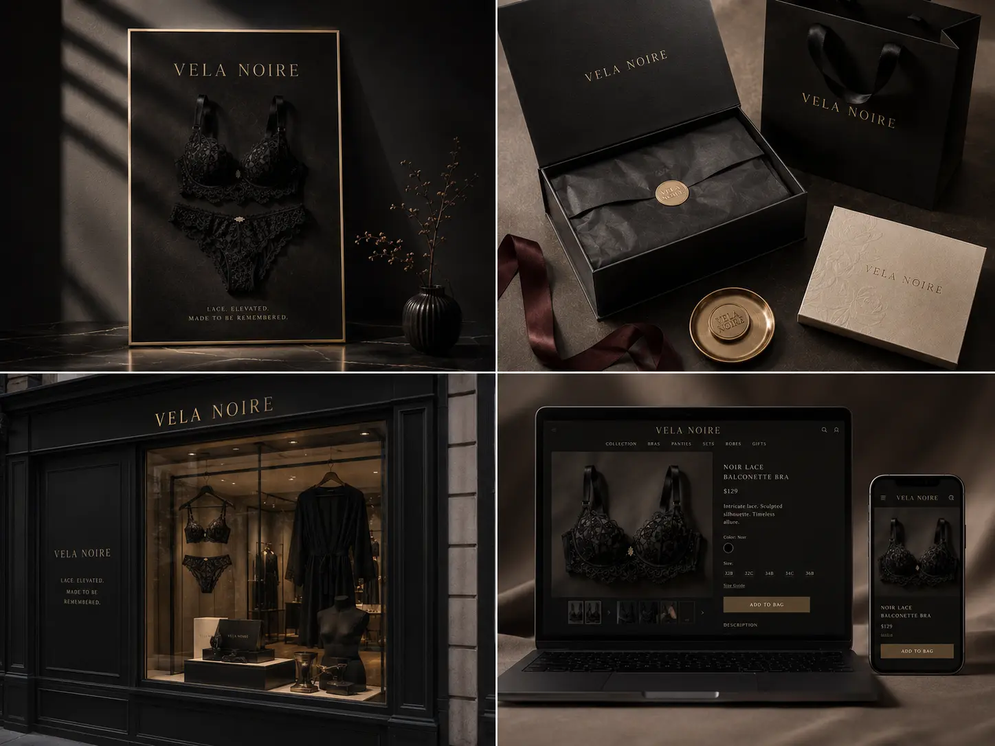 Quatre applications graphiques du projet Vela Noire
